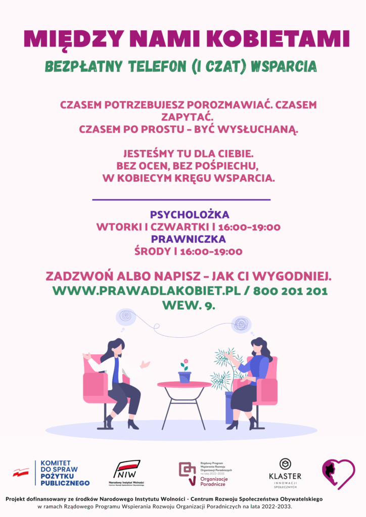 Plakat dot. programu "Świadomy Obywatel - Prawo do Porady