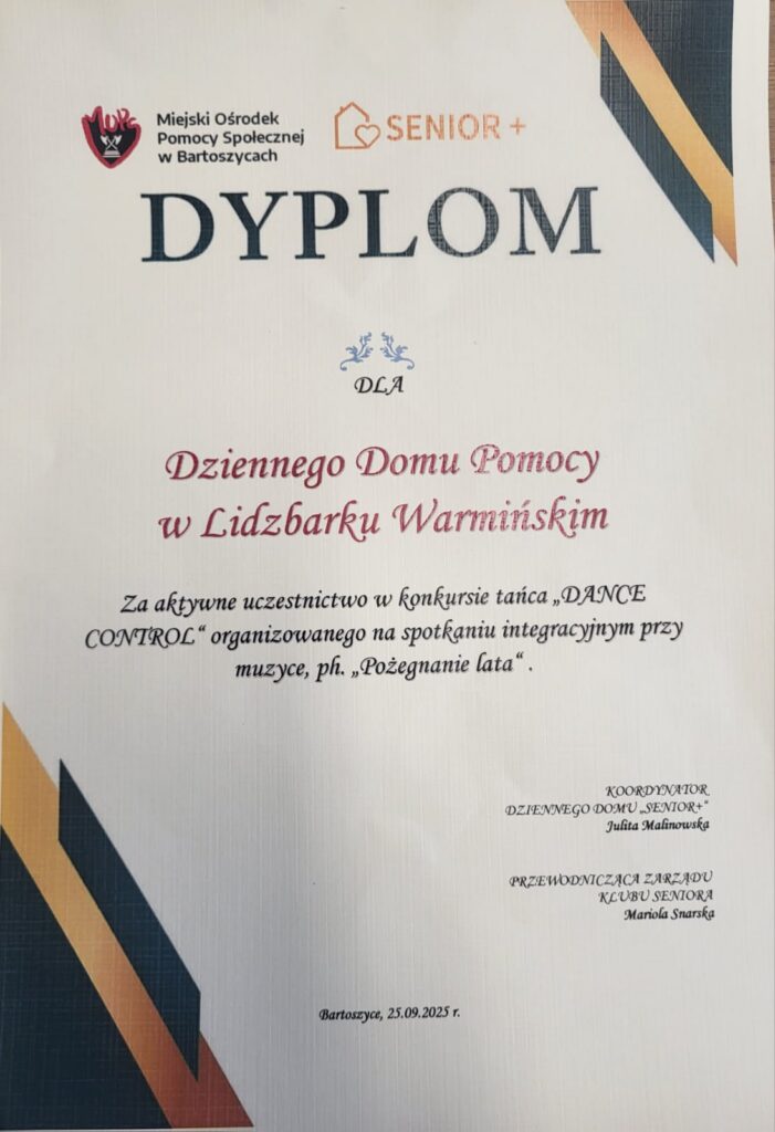 Spotkanie integracyjne w Dziennym Domu „Senior+” w Bartoszycach
