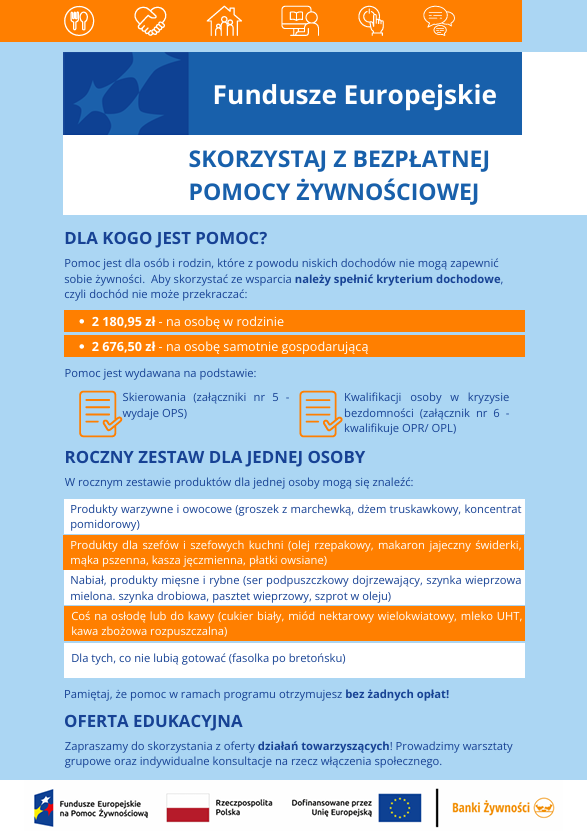 Informacja dot. Banku Żywności